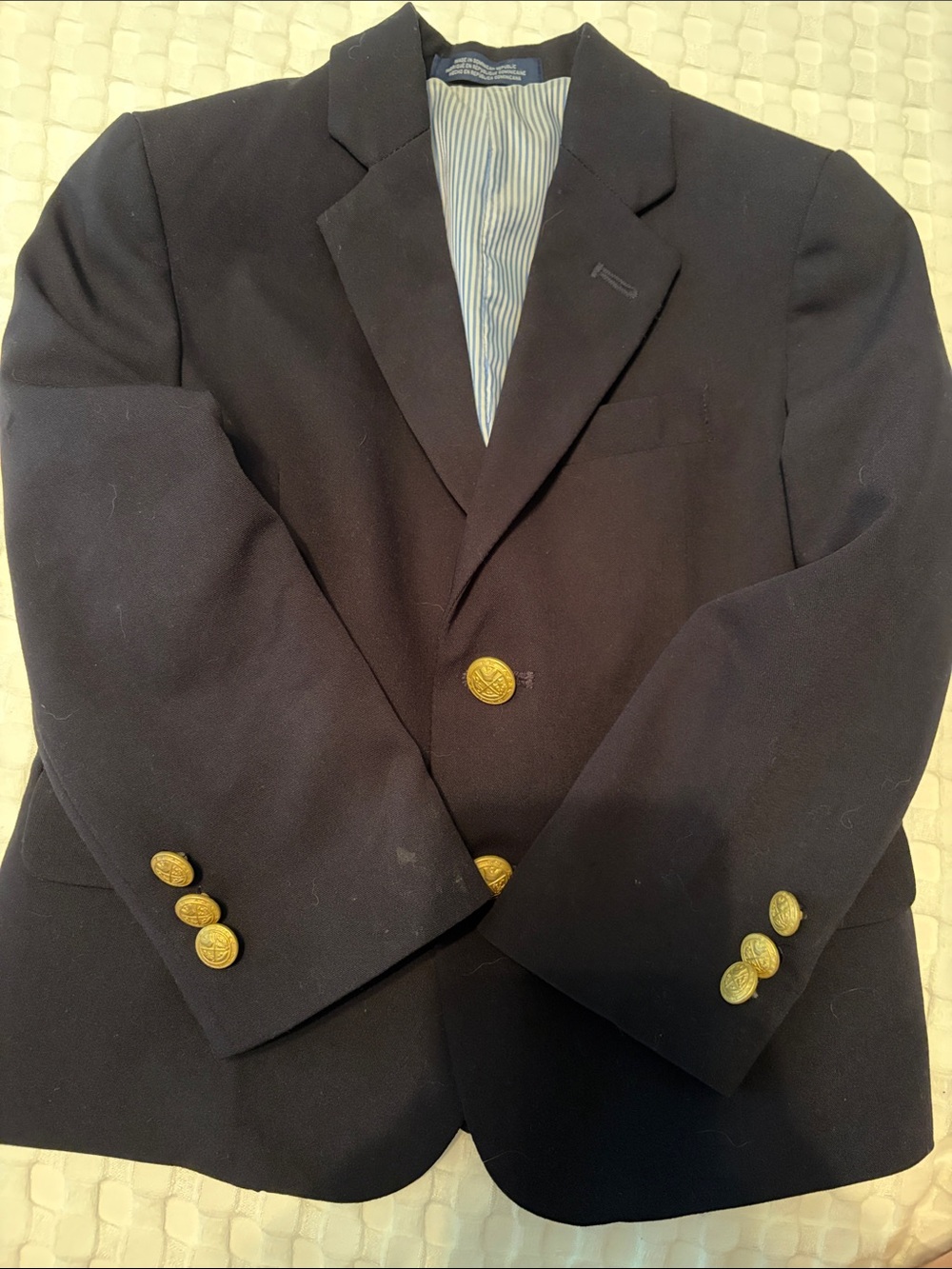 Izod Navy Blazer with Gold Buttons